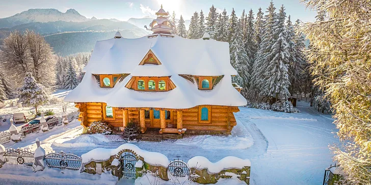 Rozprávková vila v tichom prostredí neďaleko Zakopaného: unikátne izby aj súkromný les