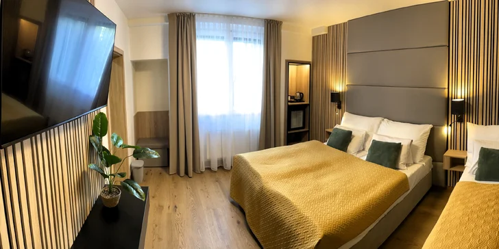 Pobyt pri zámockom parku, 1,5 km od Konopišťa: polpenzia a wellness, v lete bazén