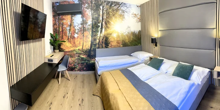 Pobyt pri zámockom parku, 1,5 km od Konopišťa: polpenzia a wellness, v lete bazén