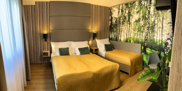 Pobyt pri zámockom parku, 1,5 km od Konopišťa: polpenzia a wellness, v lete bazén