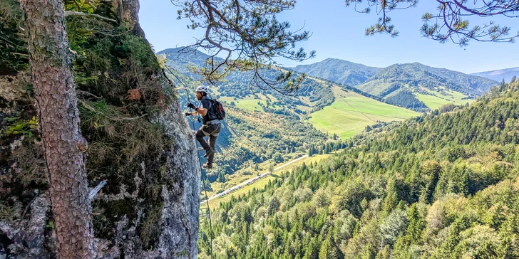 Horolezecké kurzy BB: Ferraty Sokolie skally, Zobor a Dve veže s certifikovaným inštruktorom