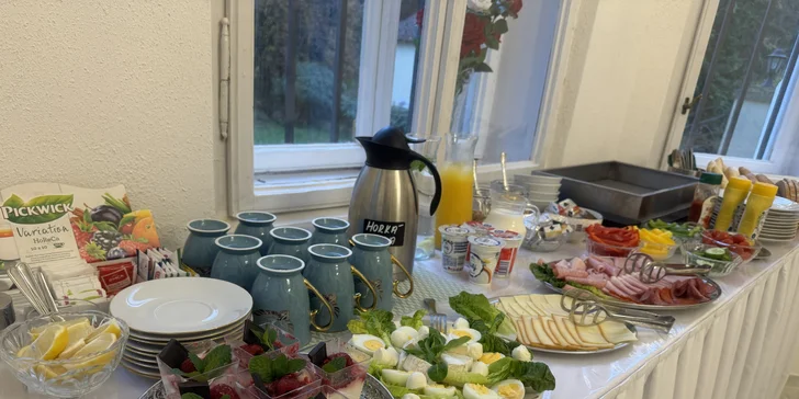 Historická Vládna vila v Luhačoviciach: pobyt s raňajkami v samotnom centre kúpeľov