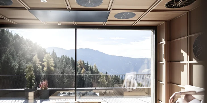 Aktívna dovolenka aj relax v Dolomitoch: moderný hotel v prírodnom parku, raňajky, wellness