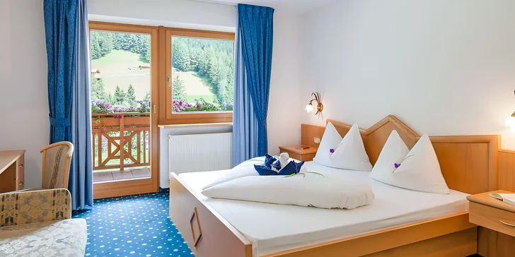 Pobyt v talianskych Alpách: hotel pri zjazdovkách a turistických trasách, strava aj wellness