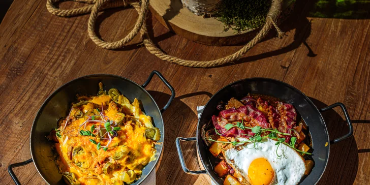 Trhané bravčové na hranolčekoch alebo Tyrol Gröstli s hovädzím mäsom a prílohou