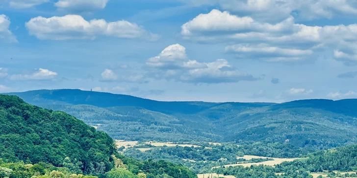 Vybavený treehouse na úpätí Krušných hôr: terasa s výhľadom aj gril