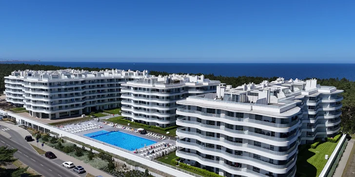 Nové krásne apartmány pri Baltskom mori až pre 4 osoby: medzi morom a jazerom, v lete bazén