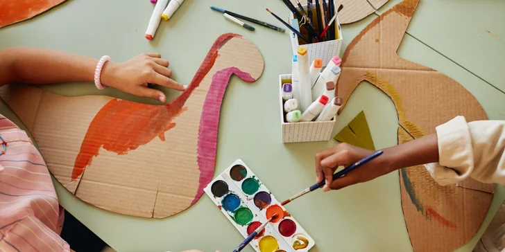 Vstup na detský výtvarno-kreatívny krúžok Ježkova dielnička v Šamoríne pre deti od 5 do 8 rokov