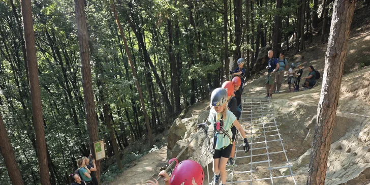Ferrata ZVONIČKA NOVÁ BAŇA s certifikovaným inštruktorom: Detský ferratový kurz pre deti od 6 do 10 rokov