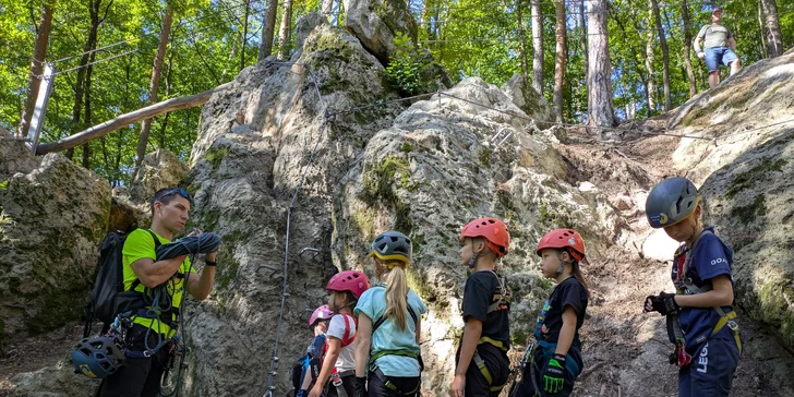 Ferrata ZVONIČKA NOVÁ BAŇA s certifikovaným inštruktorom: Detský ferratový kurz pre deti od 6 do 10 rokov