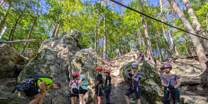 Ferrata ZVONIČKA NOVÁ BAŇA s certifikovaným inštruktorom: Detský ferratový kurz pre deti od 6 do 10 rokov