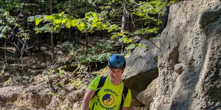 Ferrata ZVONIČKA NOVÁ BAŇA s certifikovaným inštruktorom: Detský ferratový kurz pre deti od 6 do 10 rokov