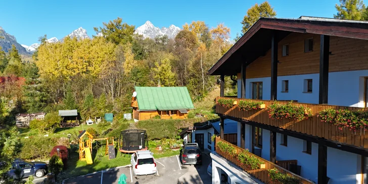 Oddych pre celú rodinu v tichom prostredí priamo vo Vysokých Tatrách