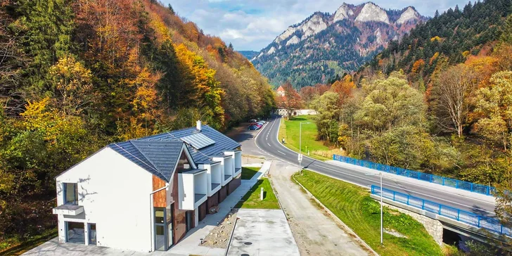 Novovybudovaný apartmánový dom Lietajúci Cyprián v Pieninách