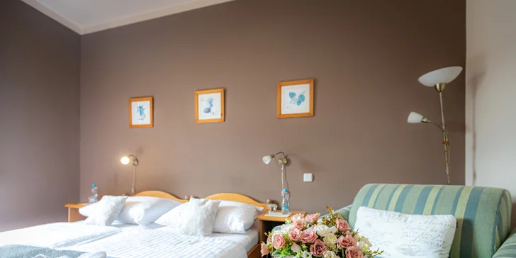 Pobyt v kúpeľnom meste Bechyně: hotel na námestí, strava, sauna aj masáže a aktivity v cene