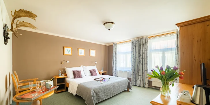 Pobyt v kúpeľnom meste Bechyně: hotel na námestí, strava, sauna aj masáže a aktivity v cene