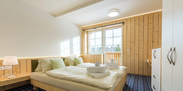 Nový hotel v šumavských Prášilech: uprostred botanickej záhrady, s raňajkami alebo polpenziou a wellness