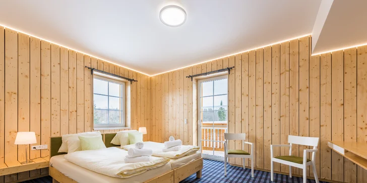 Nový hotel v šumavských Prášilech: uprostred botanickej záhrady, s raňajkami alebo polpenziou a wellness