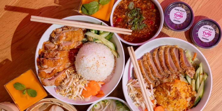 Štvorchodové menu pre dvoch v modernom vietnamskom bistre TUSI