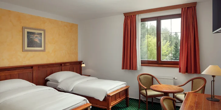 4* golfový rezort pri Pardubiciach: raňajky alebo polpenzia a saunový svet, možnosť wellness apartmánu