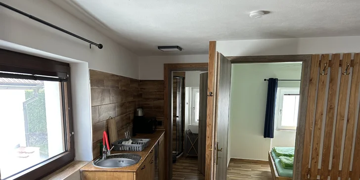 Vyšší Brod: apartmány až pre 7 osôb, vrátane kuchyne a záhrady s ohniskom, 9 km od Lipna