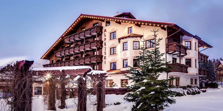 Karpacz: 4* hotel s raňajkami alebo polpenziou aj neobmedzený wellness