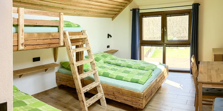 Vyšší Brod: apartmány až pre 7 osôb, vrátane kuchyne a záhrady s ohniskom, 9 km od Lipna