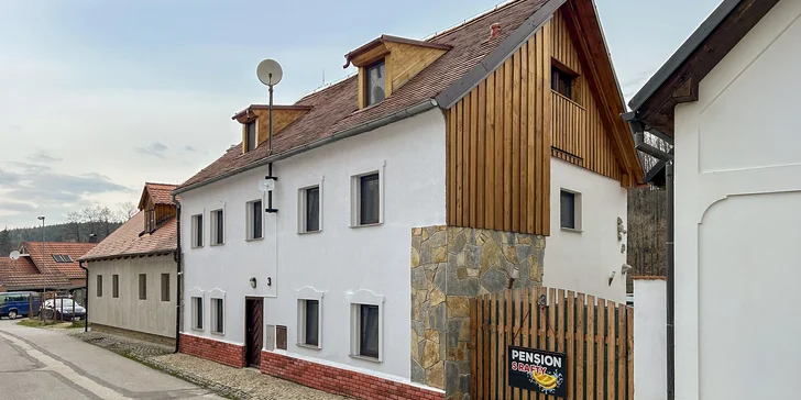 Vyšší Brod: apartmány až pre 7 osôb, vrátane kuchyne a záhrady s ohniskom, 9 km od Lipna