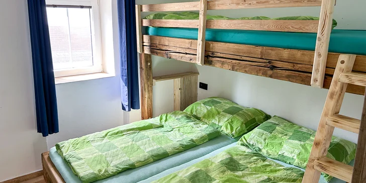 Vyšší Brod: apartmány až pre 7 osôb, vrátane kuchyne a záhrady s ohniskom, 9 km od Lipna