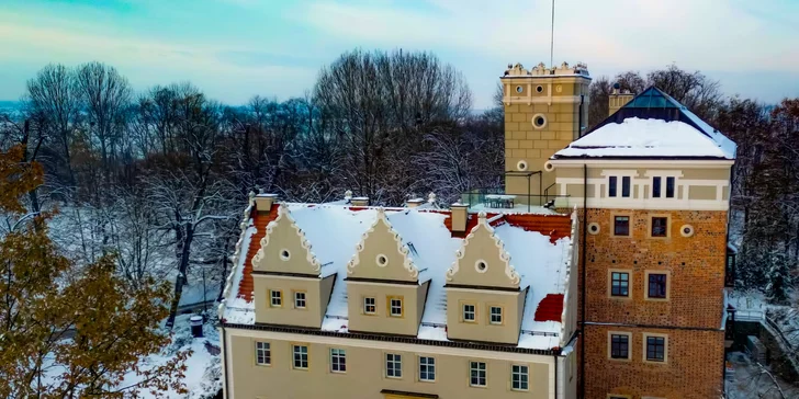 Zámocká romantika pri Vratislavi: raňajky alebo polpenzia, neobmedzený wellness a krásne okolie