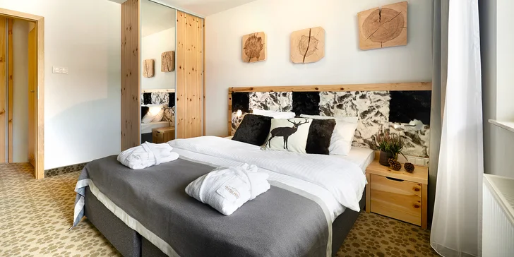 Pobyt v poľských Krkonošiach: moderné apartmány, raňajky a wellness