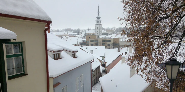 Hotel zo 17. storočia v centre Třebíča: raňajky, prehliadka pamiatok aj welcome drink
