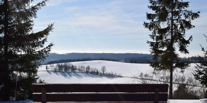 Pobyt na pomedzí Jeseníkov a Orlických hôr: penzión s výhľadom na hory, vrátane raňajok