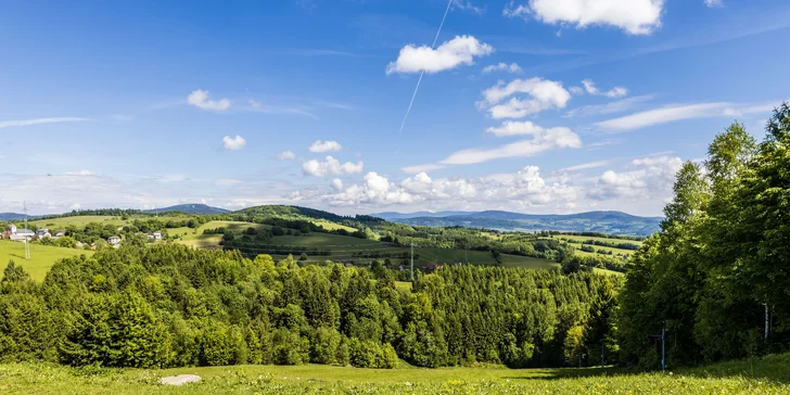 Pobyt na pomedzí Jeseníkov a Orlických hôr: penzión s výhľadom na hory, vrátane raňajok