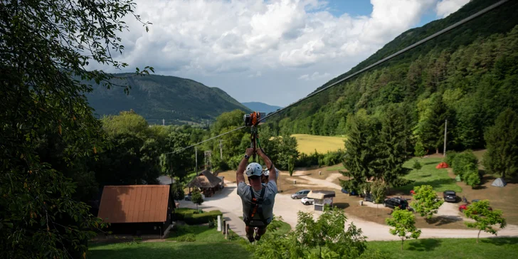 Gombasecký ZIPLINE: Vyskúšajte prvú 500 m dlhú zipline dráhu na Gemeri v atraktívnej lokalite