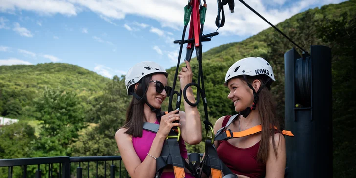 Gombasecký ZIPLINE: Vyskúšajte prvú 500 m dlhú zipline dráhu na Gemeri v atraktívnej lokalite