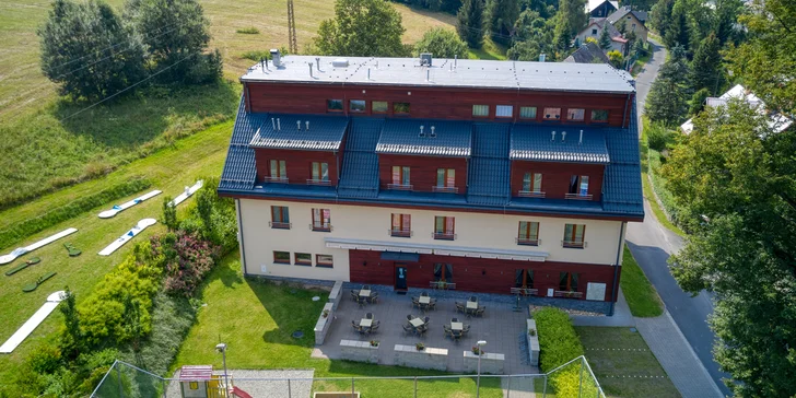 Krásy Jeseníkov: pobyt s raňajkami, wellness a 50% zľavou na deti do 11,9 rokov