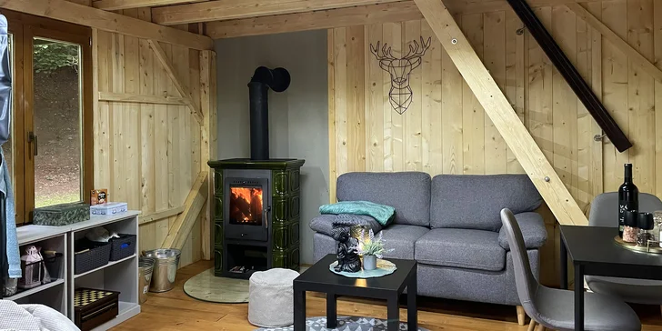 Útulný Tiny House v prírode Podkrkonošia pre 2 osoby