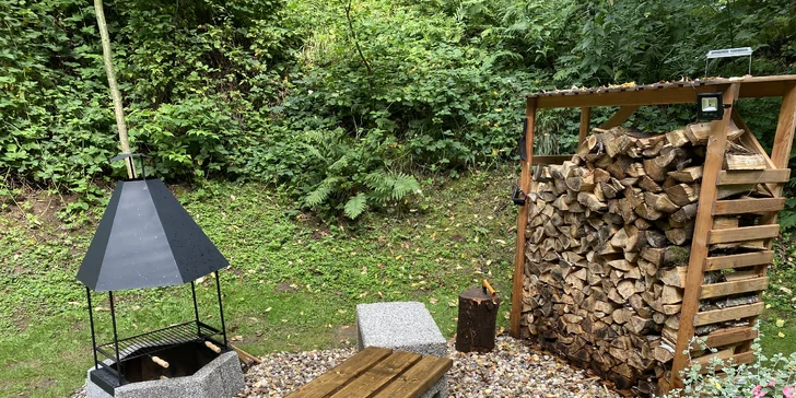 Útulný Tiny House v prírode Podkrkonošia pre 2 osoby