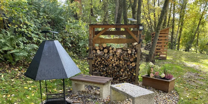 Útulný Tiny House v prírode Podkrkonošia pre 2 osoby