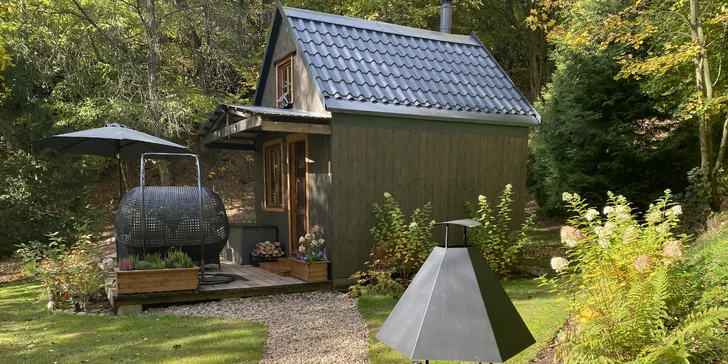 Útulný Tiny House v prírode Podkrkonošia pre 2 osoby