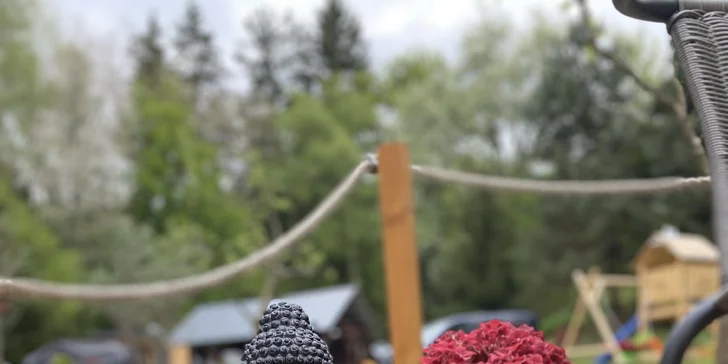 Tiny house v Podkrkonoší: útulný domček možnosť relaxácie v saune a kúpacom sude