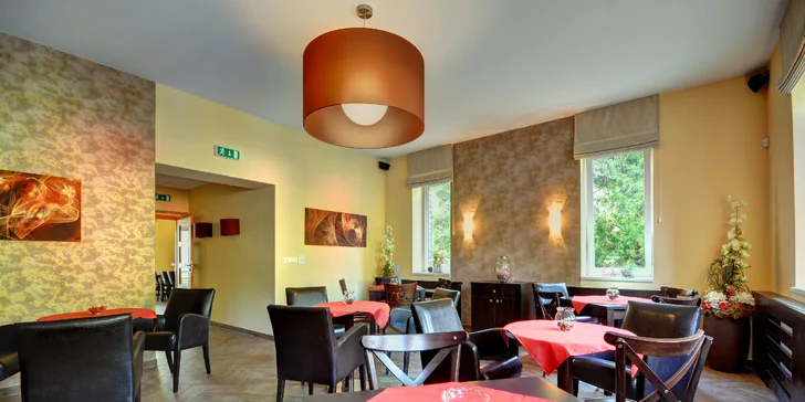 Luxusný oddych v Jeseníkoch: raňajky alebo polpenzia, procedúry aj wellness