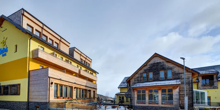 Luxusný oddych v Jeseníkoch: raňajky alebo polpenzia, procedúry aj wellness