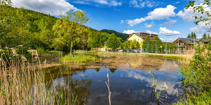 Luxusný oddych v Jeseníkoch: raňajky alebo polpenzia, procedúry aj wellness
