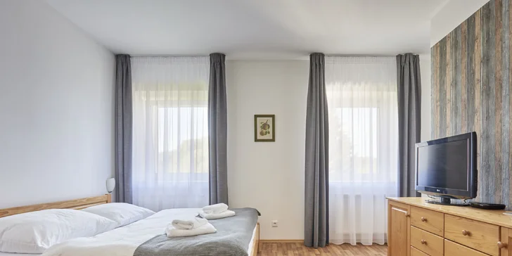 Pobyt v rodinnom rezorte na Šumave s jedlom a wellness pre pár aj rodinu