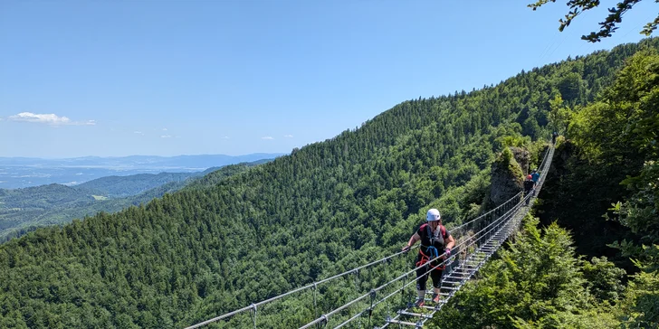 Skalka pri Kremnici: Skupinový ferratový kurz s certifikovaným inštruktorom