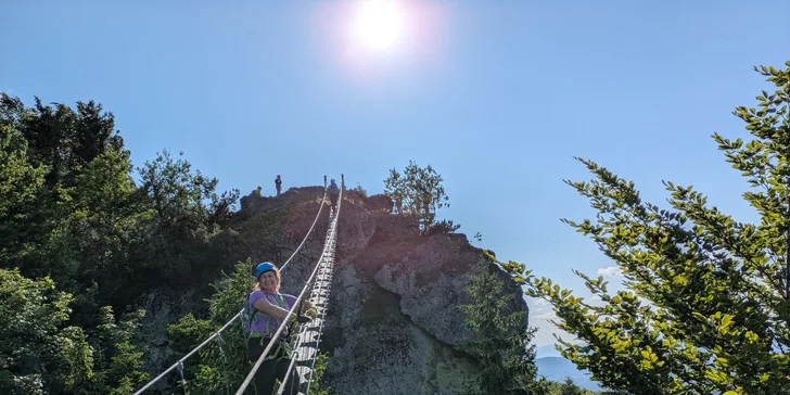 Skalka pri Kremnici: Skupinový ferratový kurz s certifikovaným inštruktorom