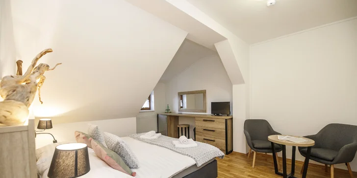 Aktívna alebo oddychová dovolenka v Kašperských Horách: pobyt so stravou aj wellness