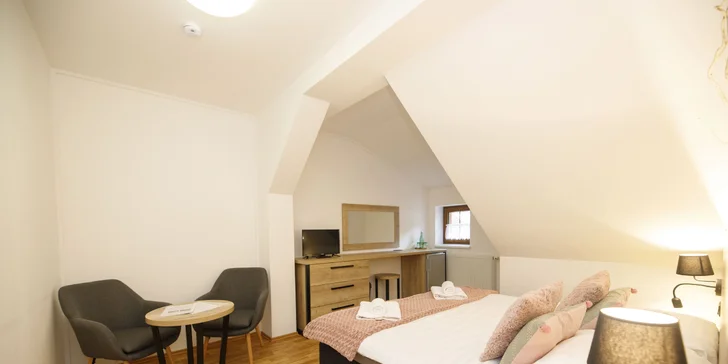 Aktívna alebo oddychová dovolenka v Kašperských Horách: pobyt so stravou aj wellness